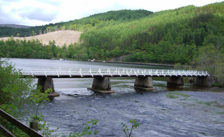 River Arkaig in Lochaber in Western Scotland
