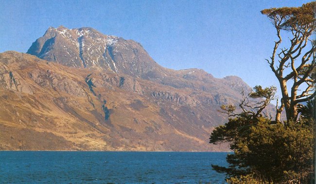 Slioch from Loch Maree in the North West Highlands of Scotland
