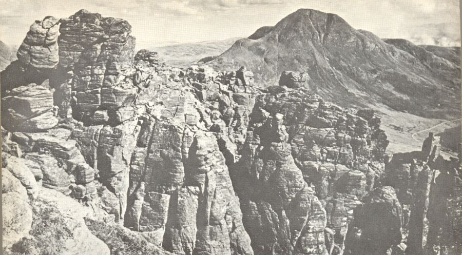 Cul Beag from Stac Pollaidh in Wester Ross in the NW Highlands of Scotland