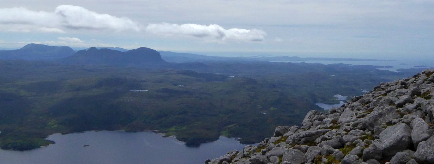 View from Quinaig in Sutherland