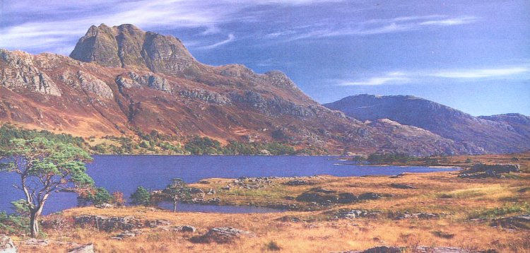 Slioch and Loch Maree in the NW Highlands of Scotland