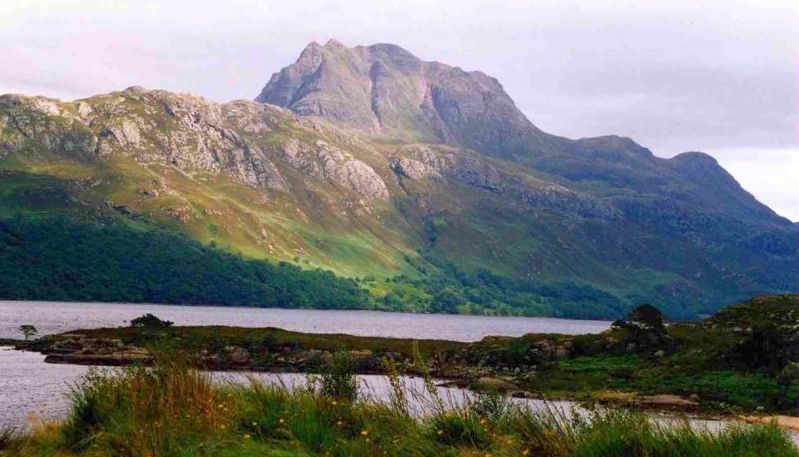 Slioch from Loch Maree in the North West Highlands of Scotland