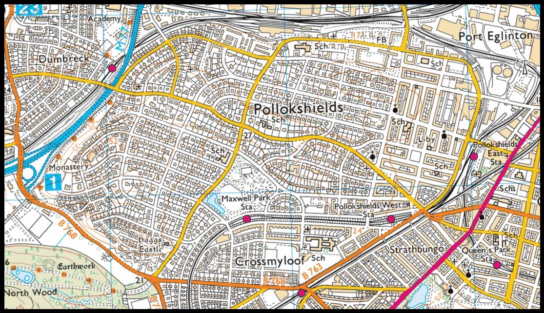 Map of Pollokshields