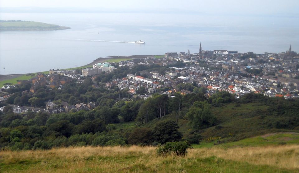 Largs from Castle Hill