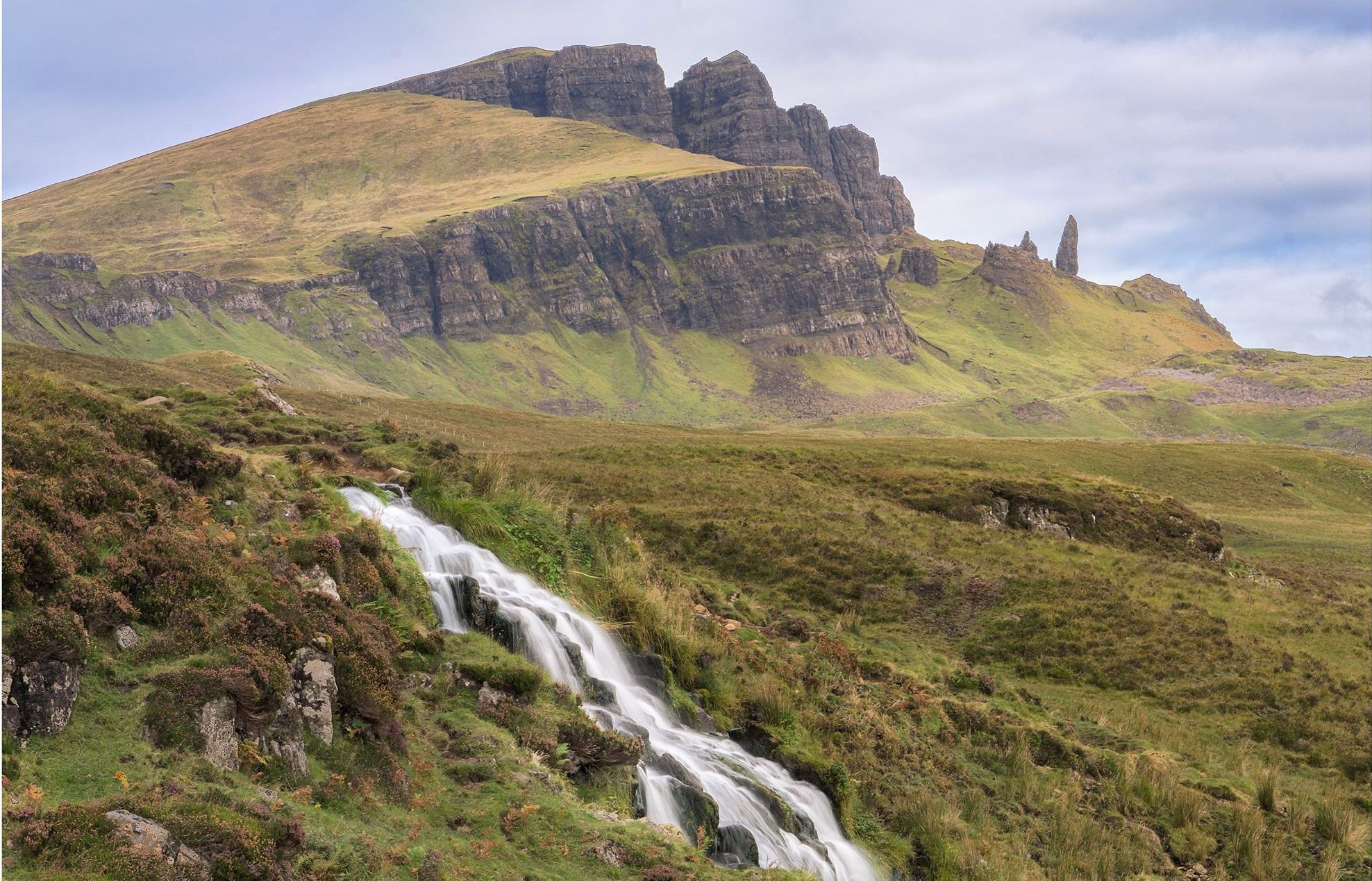 Brides Veil Waterfall and The Storr
