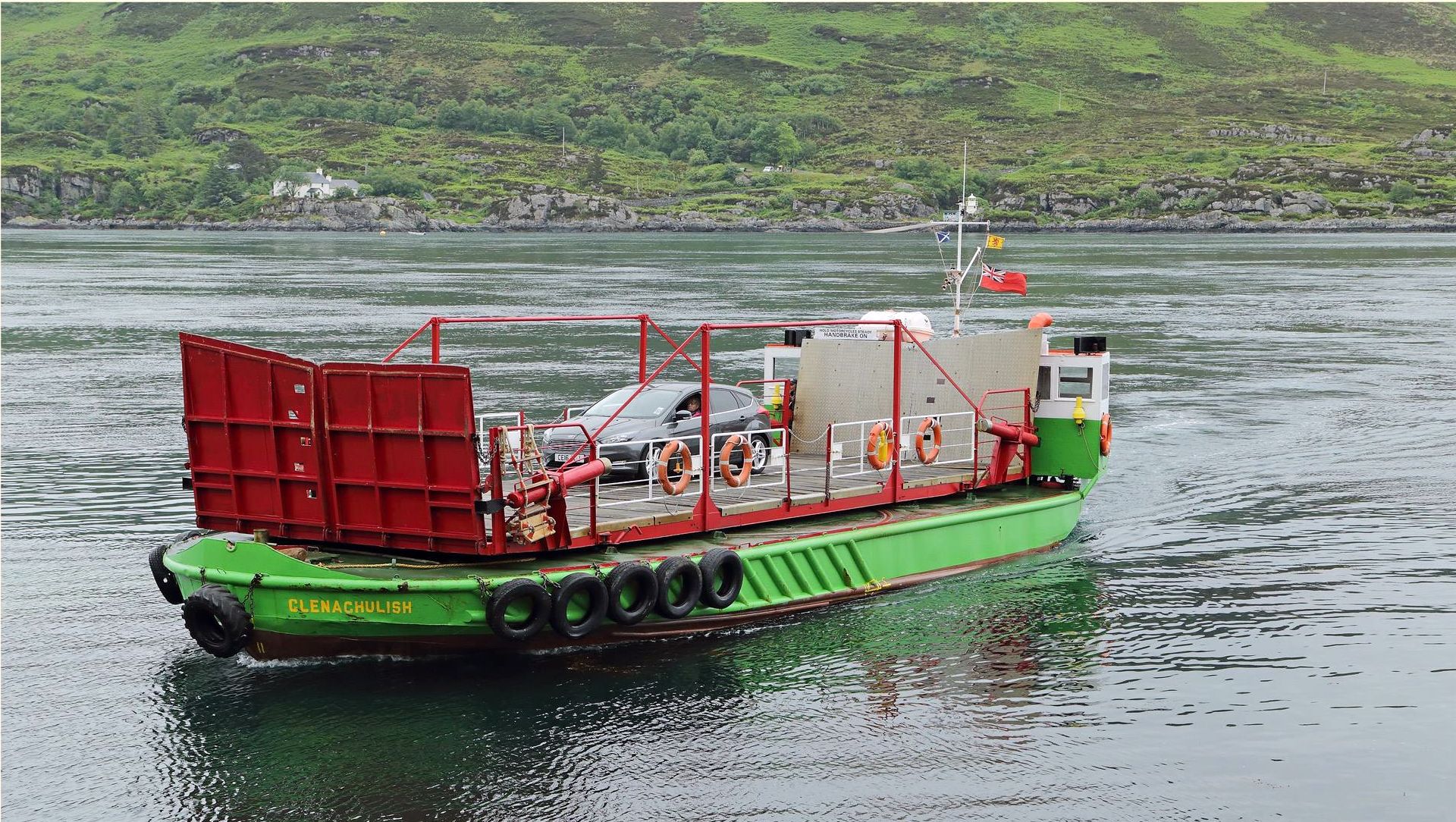 Ferry from Glenelg to Kylerhea on Skye