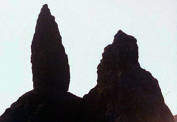 Pinnacles of the Quiraing on the Isle of Skye