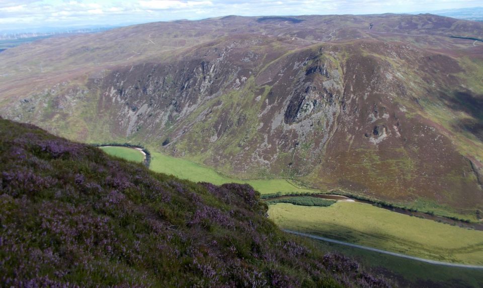 Cliffs of Dun Mor ridge above the River Almond through the Sma' Glen