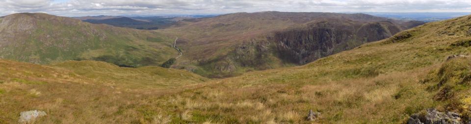 Cliffs of Dun Mor ridge above the Sma' Glen