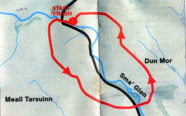 Map of the Sma' Glen