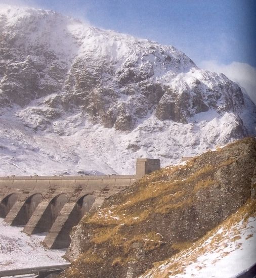 Dam beneath Meall nan Tarmachan