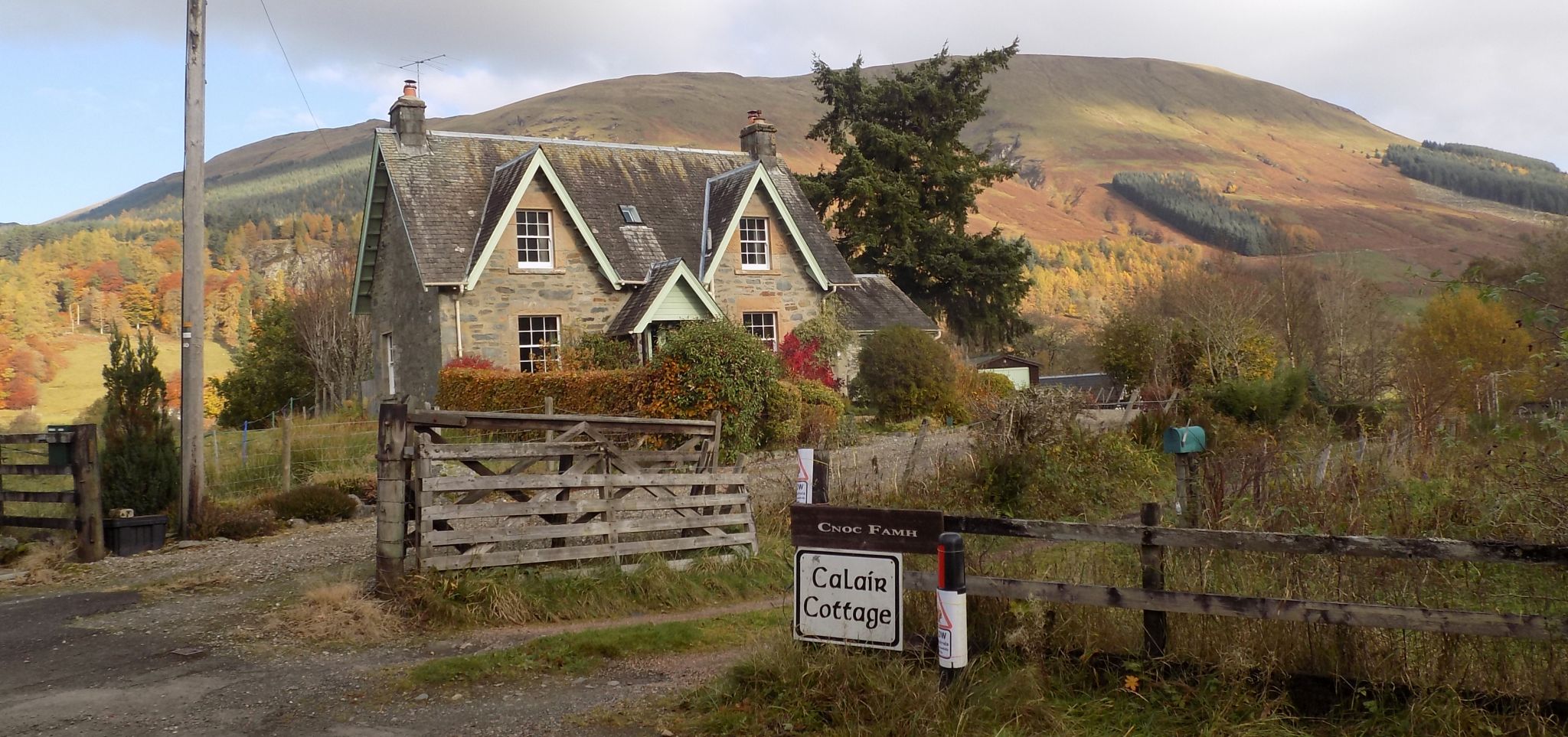 Callair Cottage on route to Balquhidder