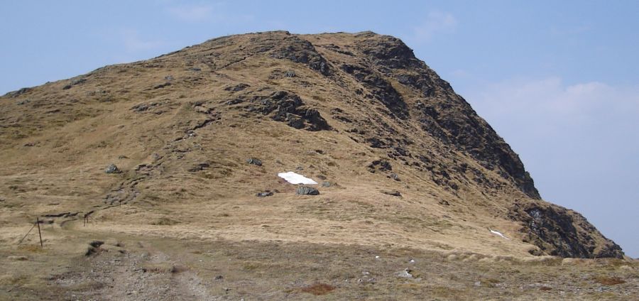 Summit cone of Stuchd an Lochain ( 960m, 3150ft )