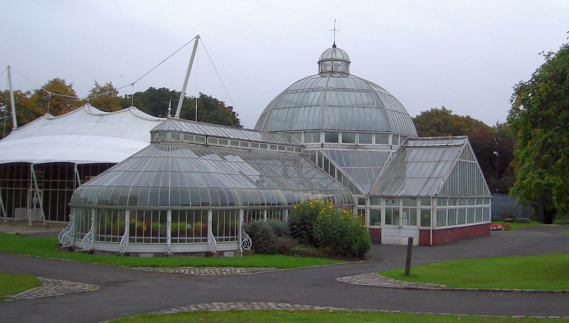 The Winter Gardens in Tollcross Park in Glasgow