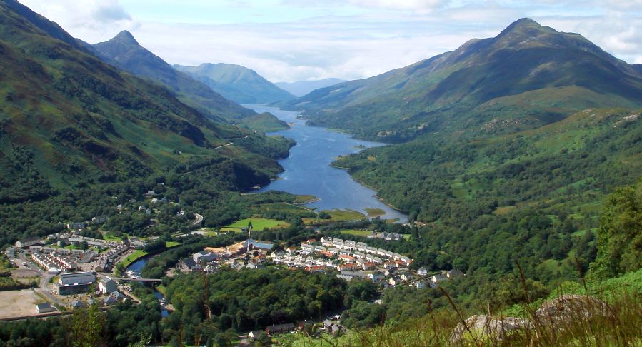 The West Highland Way - Kinlochleven, Loch Leven, Pap of Glencoe and Mamores