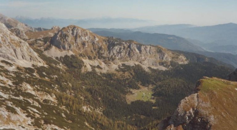 Alpine Meadows of Laz in the Julian Alps to the south of Triglav