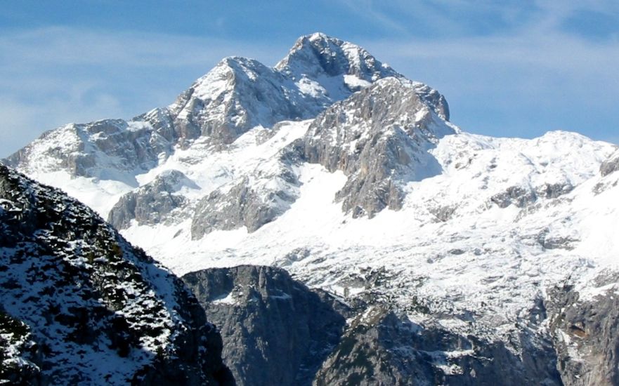 Mount Triglav - highest mountain in the Julian Alps of Slovenia
