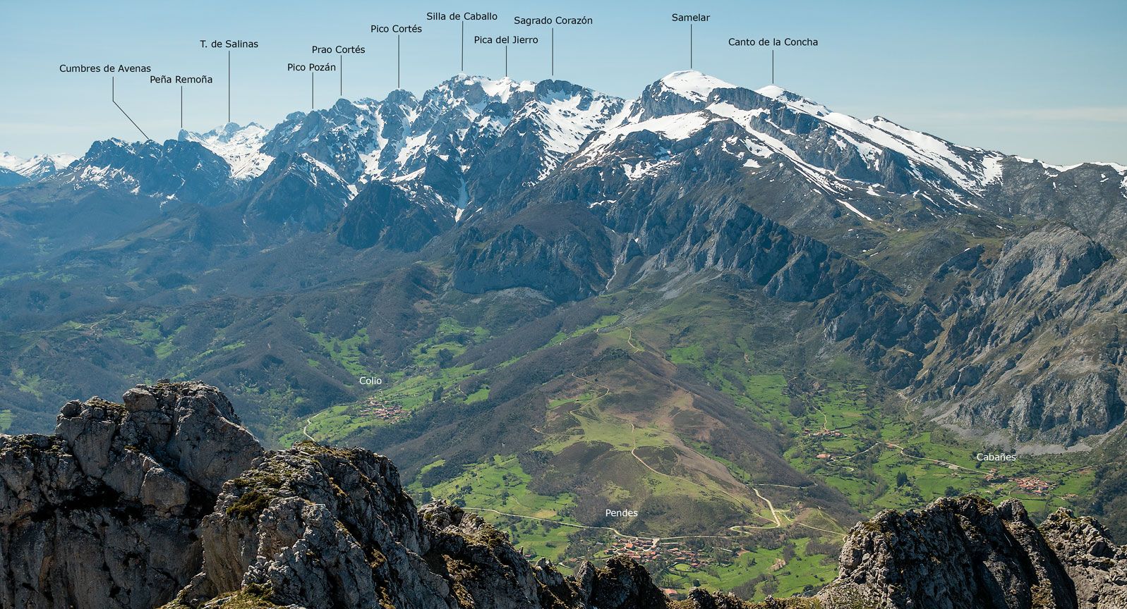 Picos de Europa in the Cantabrian Mountains of North West Spain