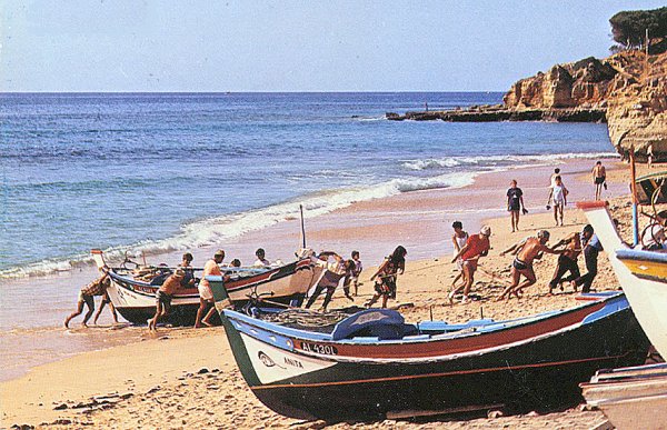 Beach on The Algarve in Southern Portugal