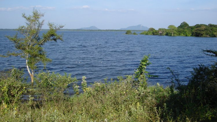 Nuwara Wewa Lake in Anuradhapura