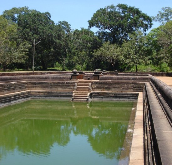 Kuttam Pokuna ( Twin Ponds ) at Mahasen's Palace