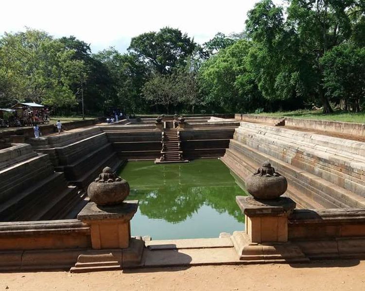 Bathing Pool at Royal Palace in Polonnaruwa