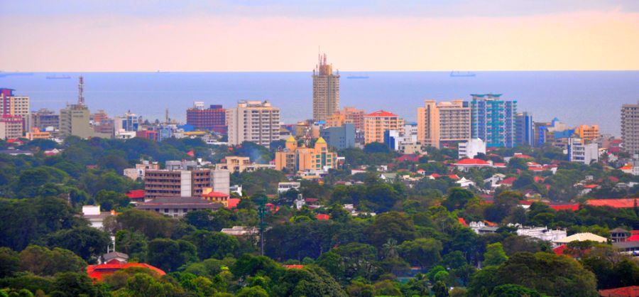 Colombo City - capital of Sri Lanka