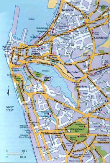 Map of Colombo City