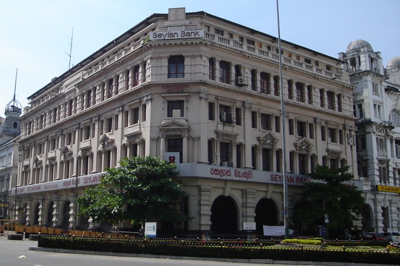 Seylan Bank - Old Colonial Building in Colombo City, Sri Lanka