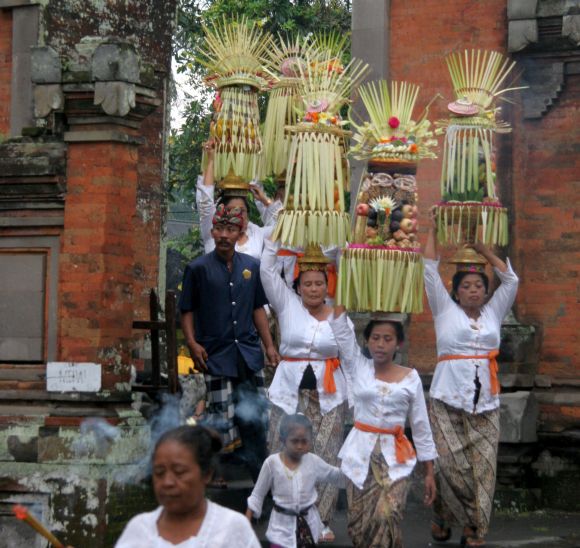 Hindu ceremony on the Indonesian Island of Bali