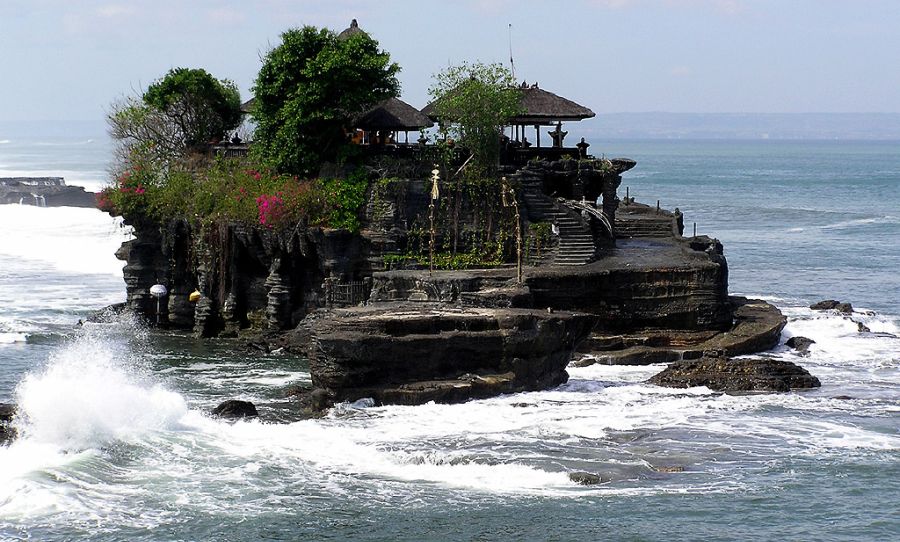 Tanah Lot on the Indonesian Island of Bali