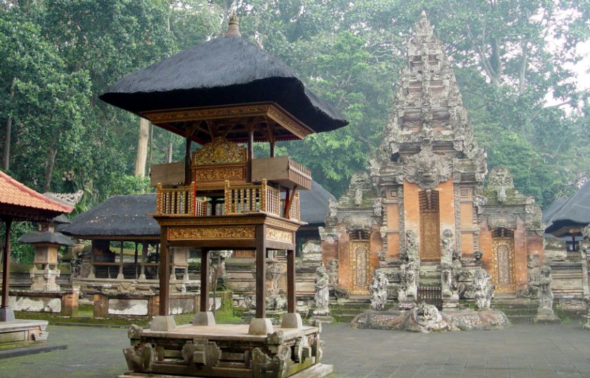 Hindu Temple on the Indonesian Island of Bali