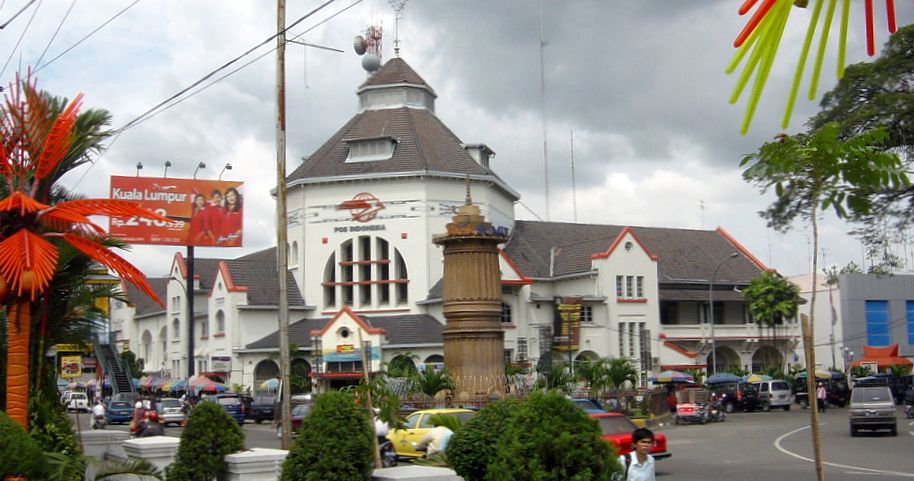 Post Office in Medan in Northern Sumatra