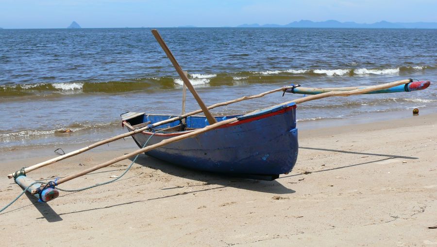 Fishing Boat at Pantai Pandan near Sibolga