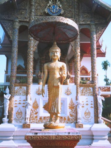 Buddha Statue at Thai Wat in Ayutthaya