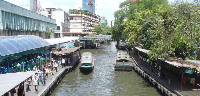 Canal Taxi in Bangkok Khlong