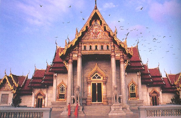 Marble Temple, Wat Benchamabophit, in Bangkok