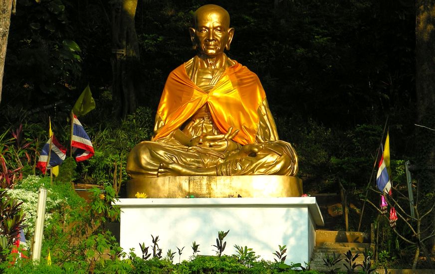 Buddha Statue at Wat Phra That Doi Suthep in Chiang Mai