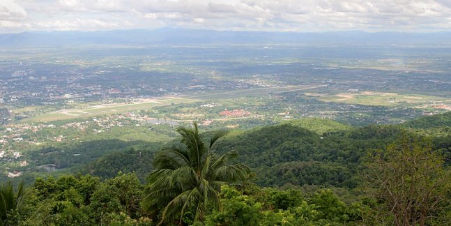 View of Chiang Mai from Wat Phra That Doi Suthep
