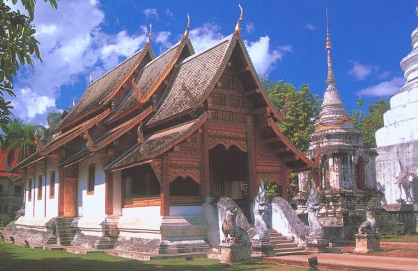 Wat Phra Singh in Chiang Mai in Northern Thailand