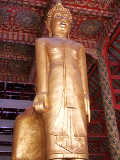 Buddha Statue at Wat Suan Dawk in Chiang Mai