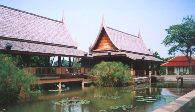 Traditional-style Buildings in Phitsanulok in Northern Thailand