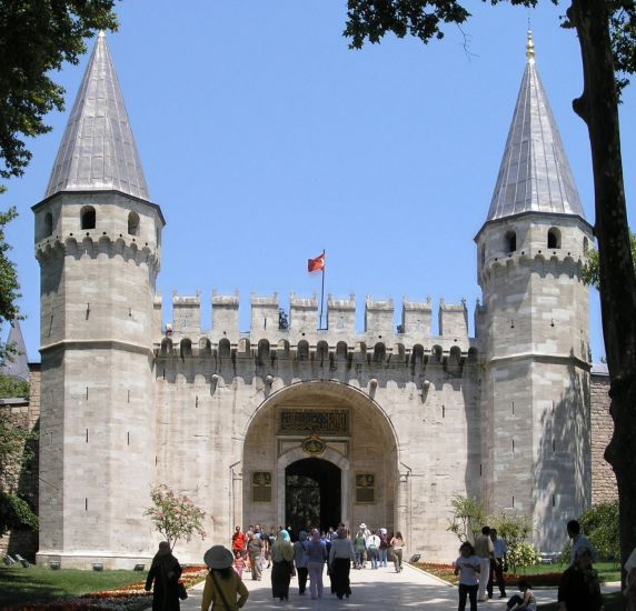 Gate of Salutation at Topkapi Palace in Istanbul in Turkey
