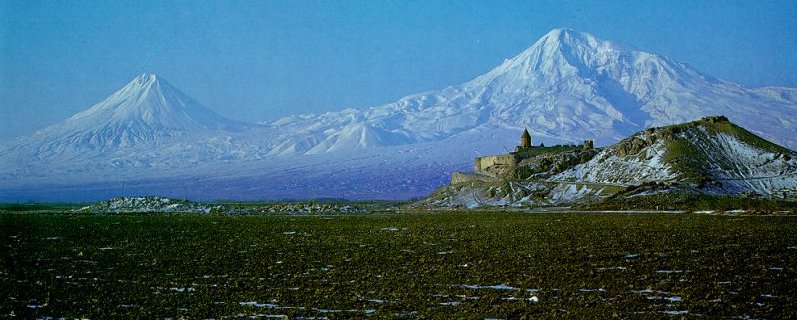 Mount Ararat ( Agri Dag ) and Little Ararat