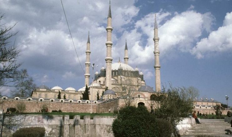Selimiye Mosque in Edirne in Turkey