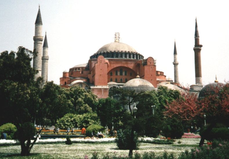 Sancta Sophia ( Hagia Sophia ) in Istanbul