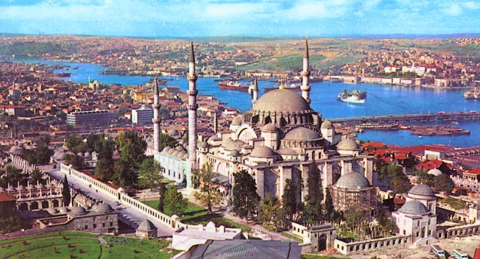Minarets of Suleymaniye and the Golden Horn