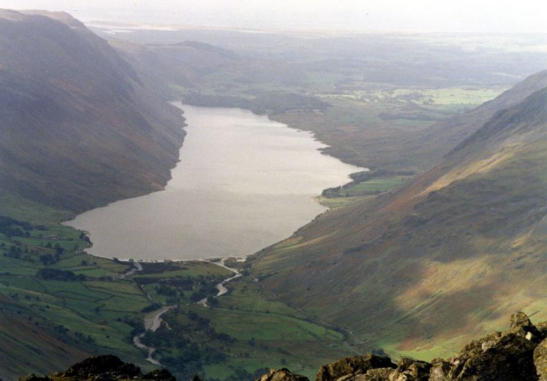 Wast Water in The Lake District of NW England