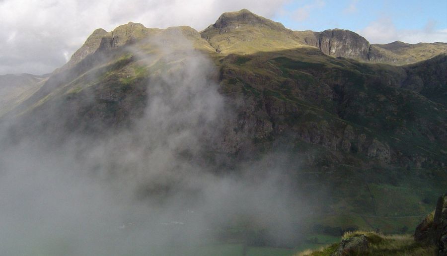 Langdale Pikes in The Lake District of NW England