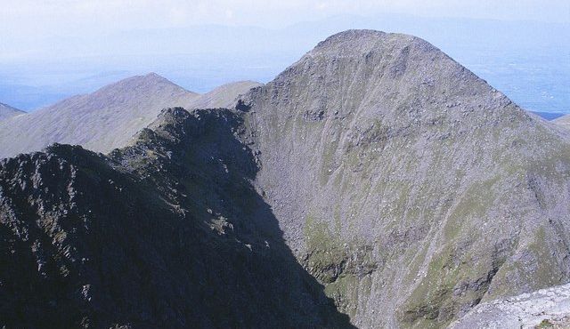 Beenkeragh - the second highest peak in Macgillycuddy Reeks in SW Ireland